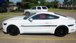 Right side of Mustang GT