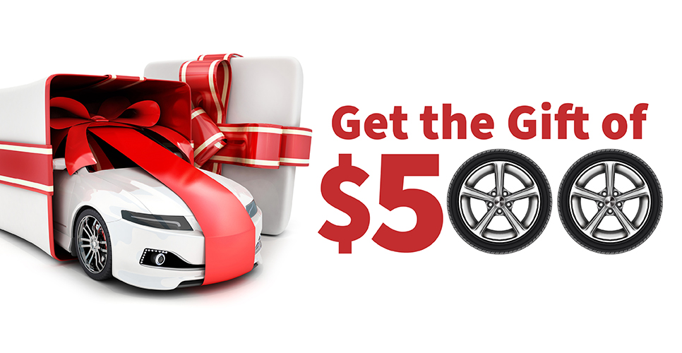 Get the gift of $500 Car Buying Promo