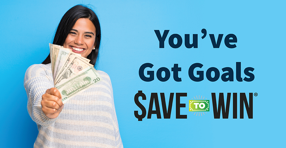 win up to $5,000 prize linked savings